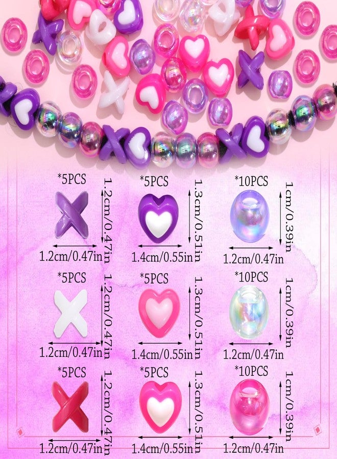 VENOFEN 60PCS Hair Beads for Braids Three Colors Loc Dreadlock Bead Multiple Color AB Round Beads for Kids Girls Cute Hair Accessories - Image 4