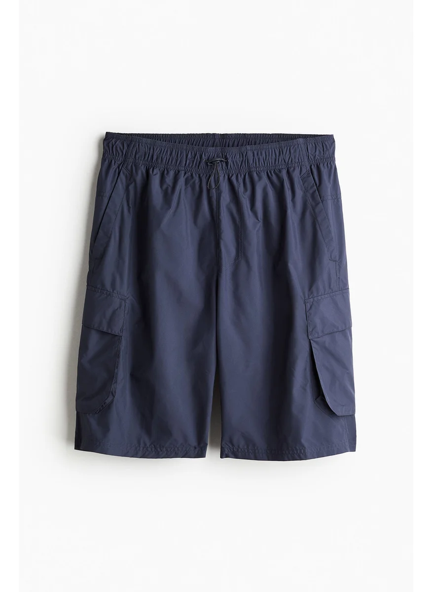 اتش اند ام Lightweight Cargo Sports Shorts