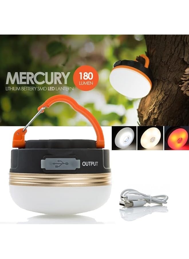 erorex LED Camping Lantern Tents lamp Mini Portable Camping Lights Outdoor Hiking Night Hanging lamp USB Rechargeable - Image 5