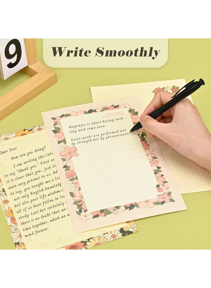 Excefore 36Pcs Stationery Paper and Envelopes Set,   Animal Patterns (Dog, Rabbit, Cat), Love Letter Writing Kit, 18 Paper Sheets + 9 Envelopes - Image 3