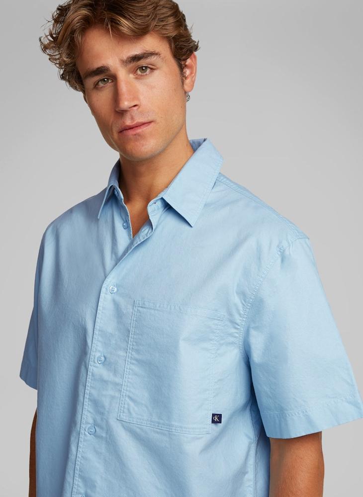 Calvin Klein Jeans Oxford Short Sleeve Shirt  - Image 3