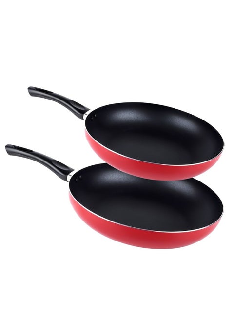 Eco Ceramic Frypan Nonstick Frying Pan Set of 2 Pcs 22cm and 26cm