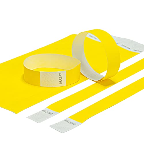 DGBDPACK 500 Pcs DGBDPACK Neon Wristbands, Waterproof Tearproof Wrist Straps Admission Bracelets Tickets (Assorted) - Image 3
