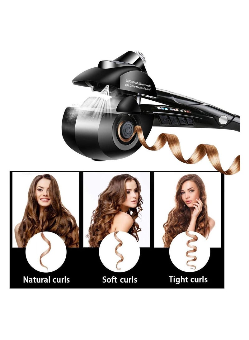Professional Pro Perfect Ladies Curly Hair Machine Curl Secret Hair Curler Roller with Revolutionary Automatic Curling Technology for Women Girls (Black) - Image 4