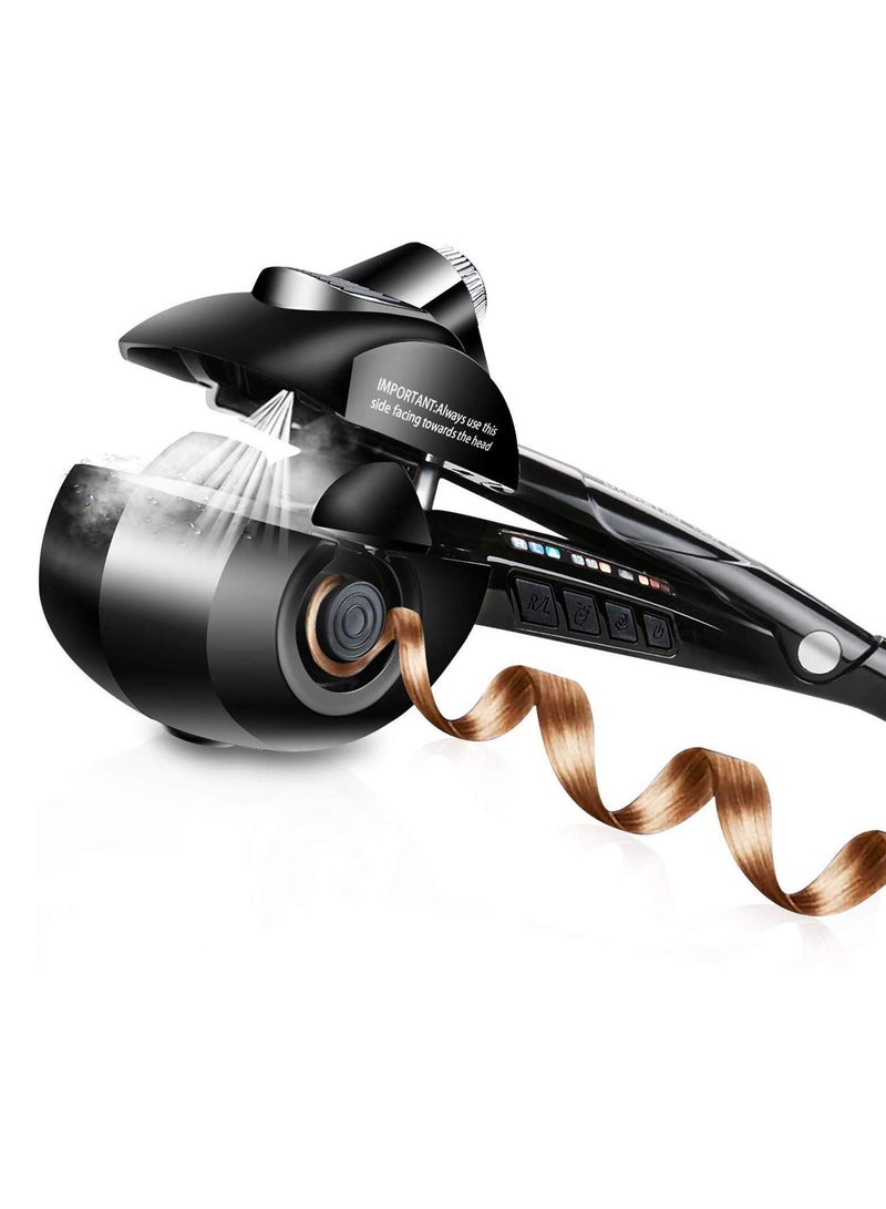 Professional Pro Perfect Ladies Curly Hair Machine Curl Secret Hair Curler Roller with Revolutionary Automatic Curling Technology for Women Girls (Black) - Image 2