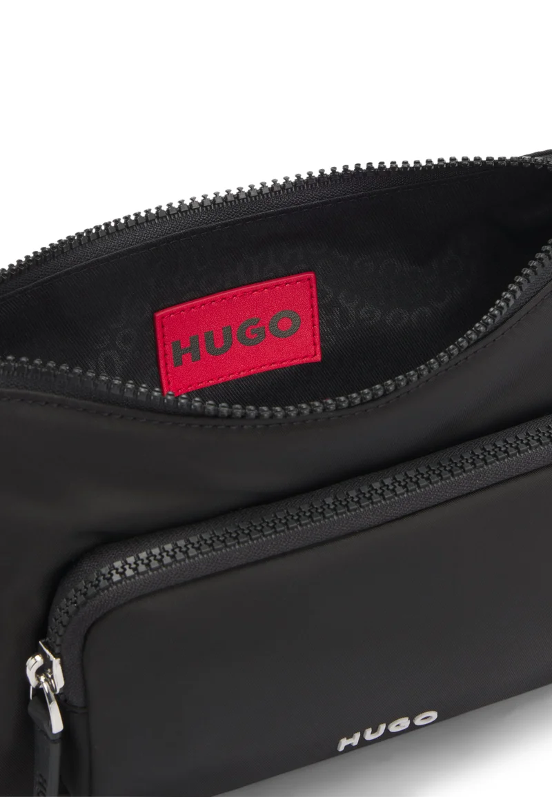 HUGO Shoulder bag in smooth twill with interchangeable strap