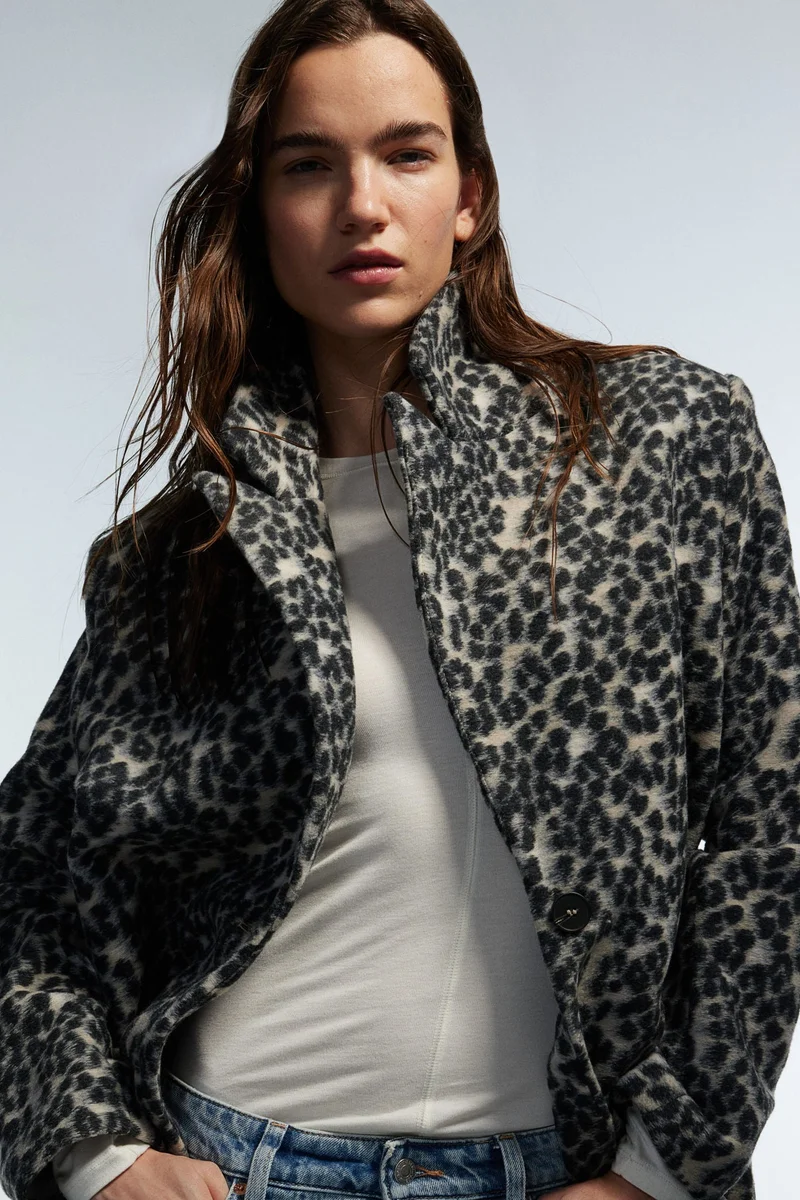 اتش اند ام Single-breasted coat