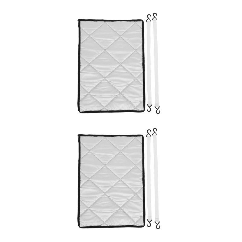 🌱 غطاء حراري للطعام للنقل والتموين الخارجي 50x35 سم عازل متين فضي - Image 1