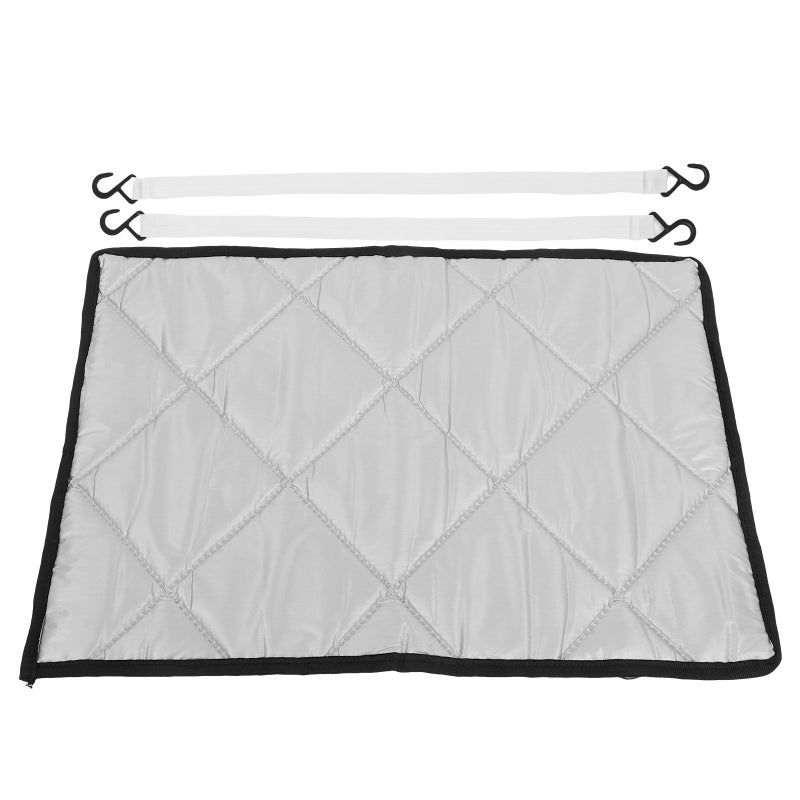 🌱 غطاء حراري للطعام للنقل والتموين الخارجي 50x35 سم عازل متين فضي - Image 4