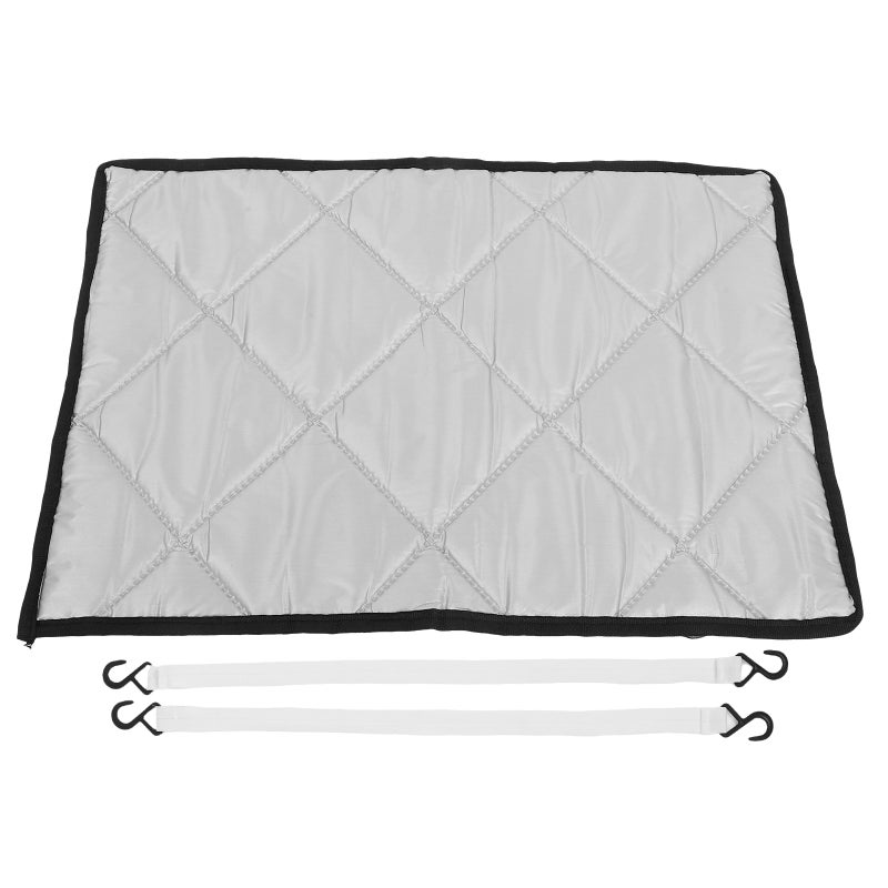 🌱 غطاء حراري للطعام للنقل والتموين الخارجي 50x35 سم عازل متين فضي - Image 3
