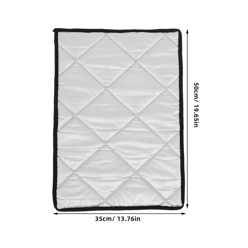 🌱 غطاء حراري للطعام للنقل والتموين الخارجي 50x35 سم عازل متين فضي - Image 2