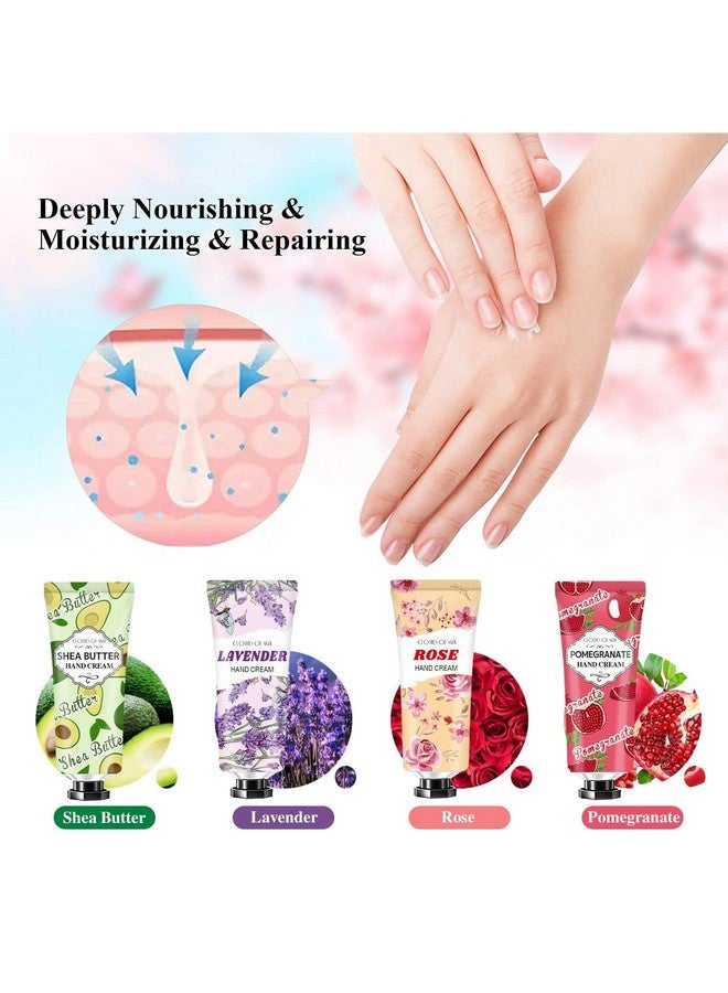 Cristalbox 8 Pack Hand Cream Gifts Set For Womentravel Size In Bulk Lotions For Dry Handsmini Hand Lotion For Mothers Day Giftsvalentine Day Giftappreciation Giftsbaby Shower Party Gifts And Birthday Gifts - Image 3