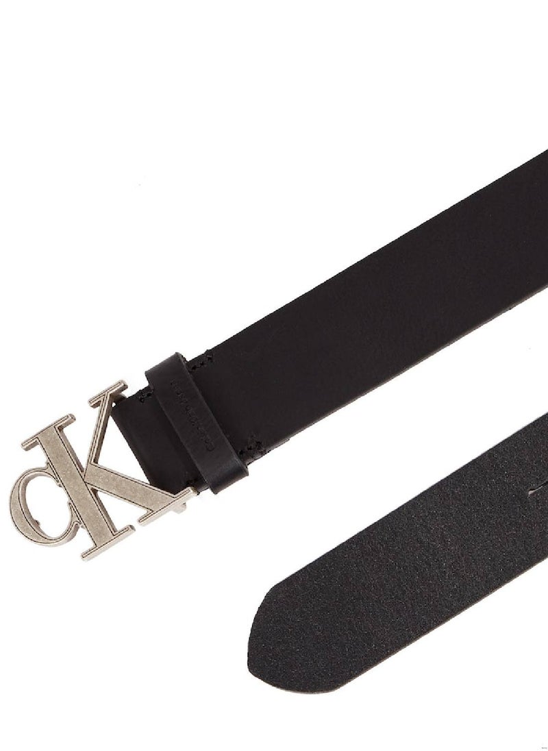 Calvin Klein Jeans Calvin Klein Jeans Men's Belts - Fashion Accessories - Leather , Black  - Image 3