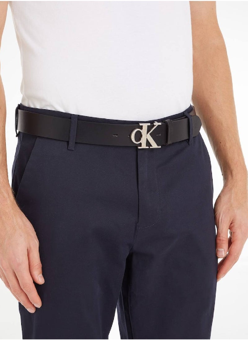 Calvin Klein Jeans Calvin Klein Jeans Men's Belts - Fashion Accessories - Leather , Black  - Image 2