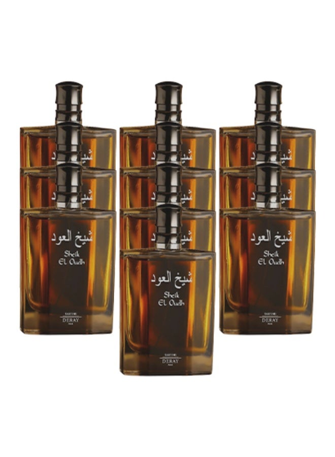 DERAY 10 Pieces Sheikh El Oud Perfume For Men 100ml EDP - Image 1
