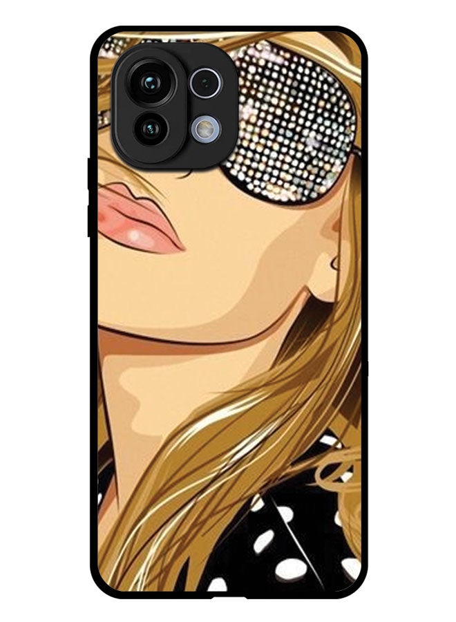 الصيد العين غطاء حماية مطبوع لهاتف شاومي مي 11 لايت 5G - فتاة أنيقة - Image 1