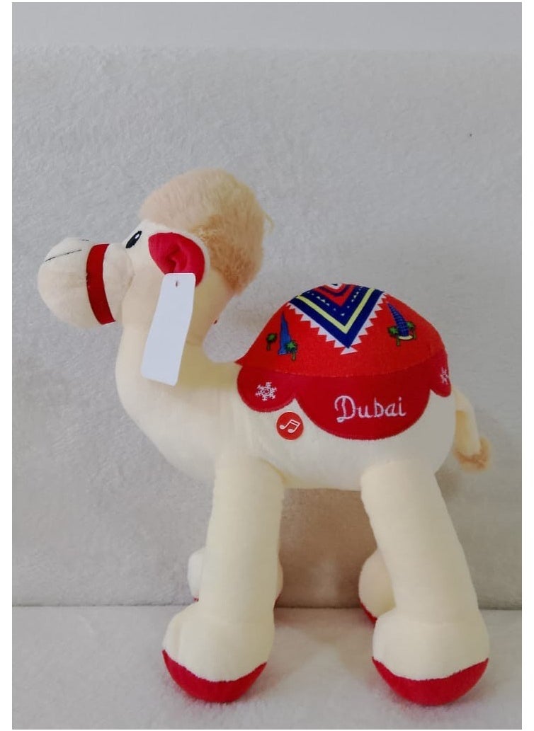 Sportify The Brand Camel Stuffed Animals Plush Dubai UAE Souvenir Symbol of Arabic Culture Cute Cuddly Soft Toy Teddy Bear for Children Boys Girls Birthday Valentine Party Return Gift Yellow  - Image 1