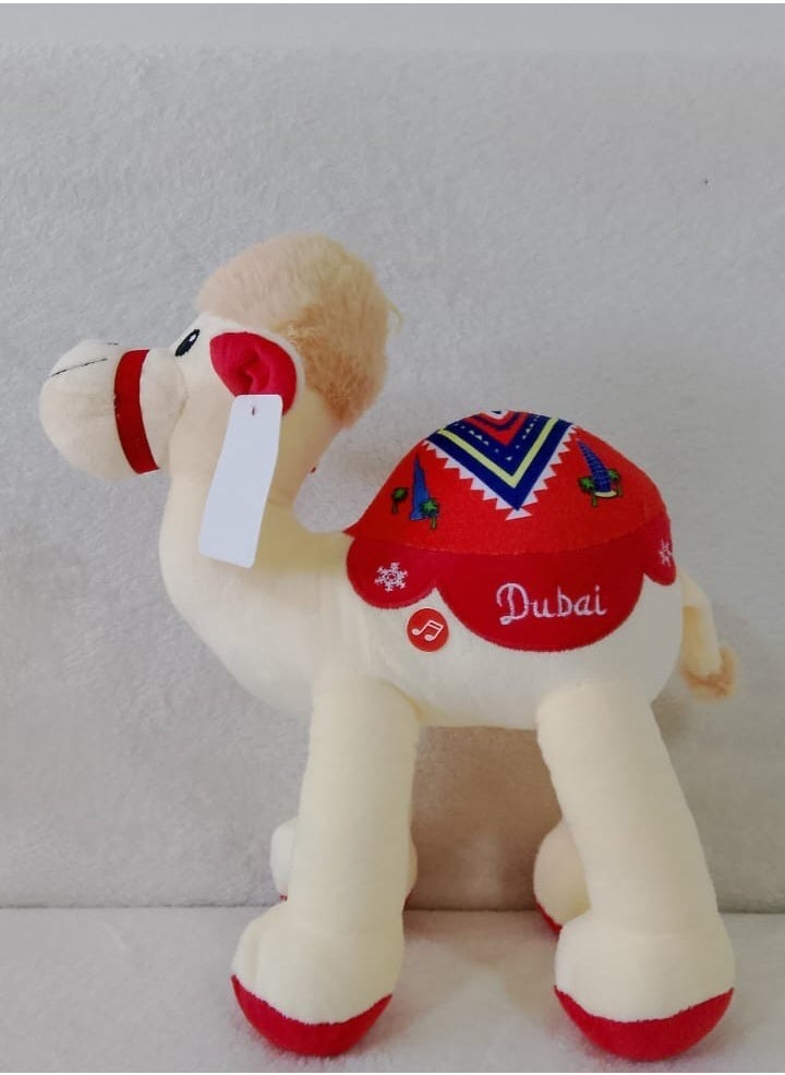 Sportify The Brand Camel Stuffed Animals Plush Dubai UAE Souvenir Symbol of Arabic Culture Cute Cuddly Soft Toy Teddy Bear for Children Boys Girls Birthday Valentine Party Return Gift Yellow  - Image 2