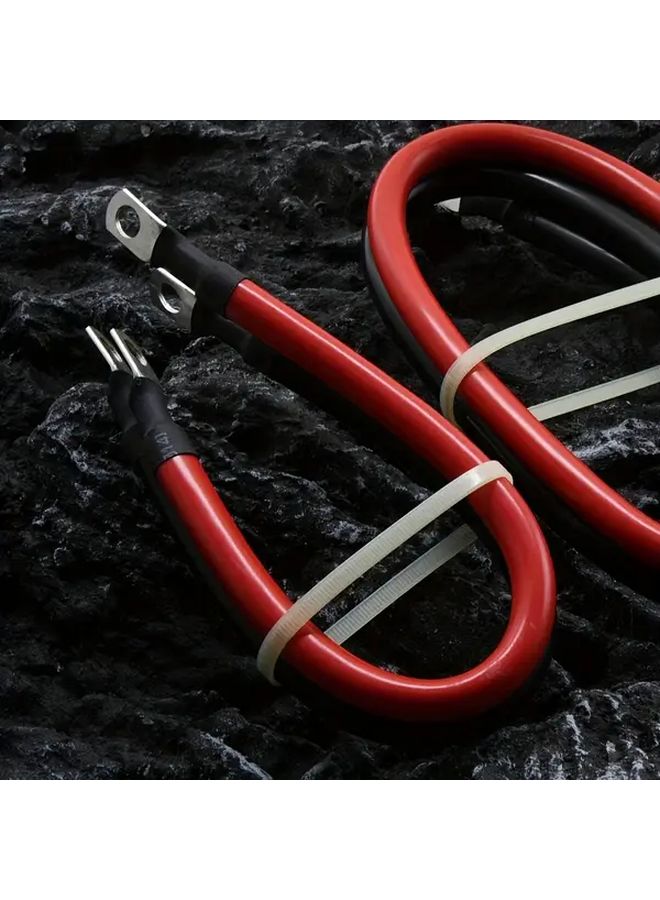 1 Pack of 2 4 Feet 4AWG SC25-10 Battery Inverter Wire Set In Red And Black Car Motorcycle Power Wire - Image 1