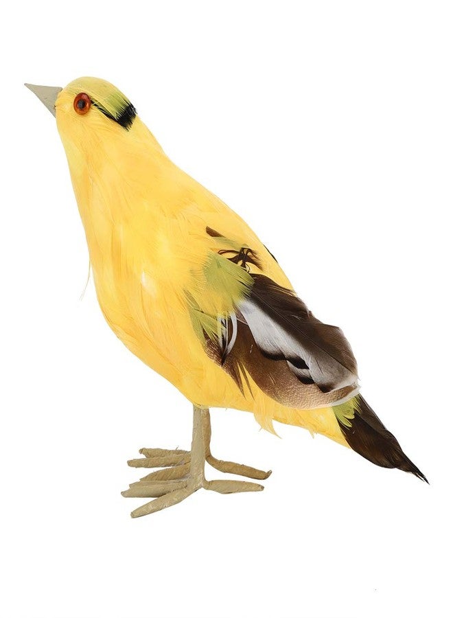 Pilipane Simulation Oriole Bird Model,Artificial Bird,Bird Adornment,Artificial Feathered Animal Ornament,Ornament Birds Crafts for Garden Home Decoration, Artificial Bird, Simulation Oriole Bird Model,B - Image 1