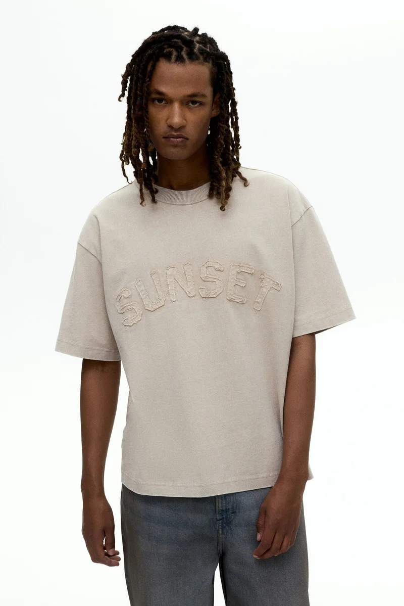 H&M Loose Fit Printed T-shirt