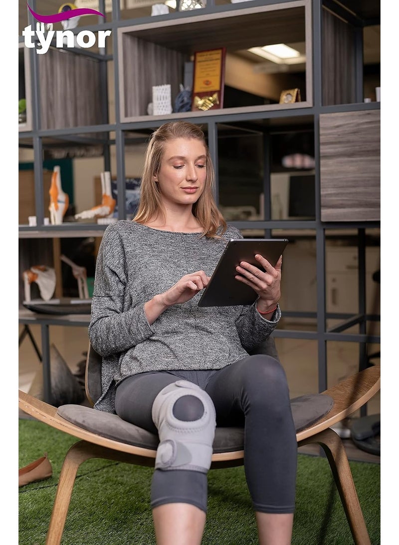TYNOR Knee Support Sportif (Neo), Grey, Small, 1 Unit - Image 4