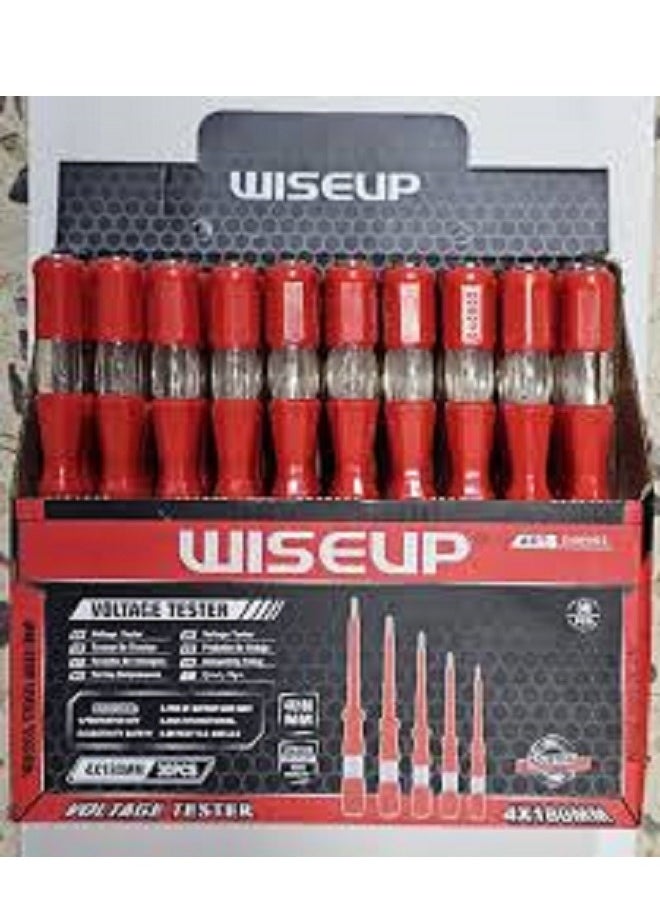 WISEUP 3 PCS Voltage Tester AC 100-500V With 4X180MM  - Image 2