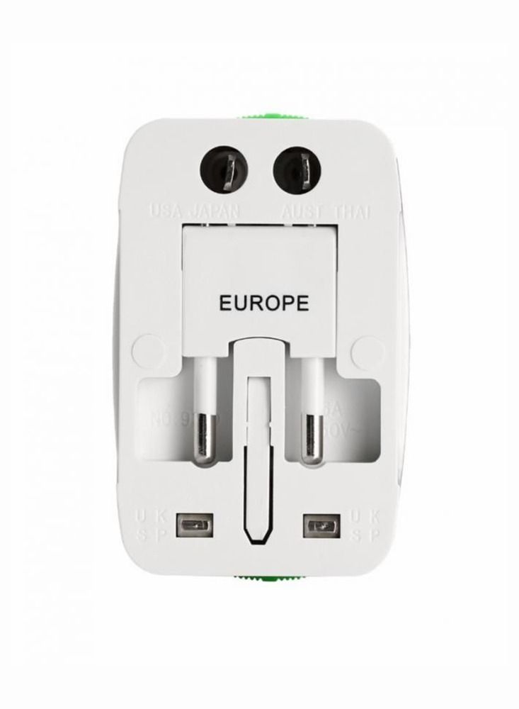 Service Zone Universal International Plug Adapter 2 USB Port World Travel AC Power Charger Adaptor with AU US UK EU Converter - Image 5