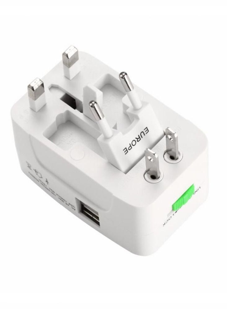 Service Zone Universal International Plug Adapter 2 USB Port World Travel AC Power Charger Adaptor with AU US UK EU Converter - Image 3