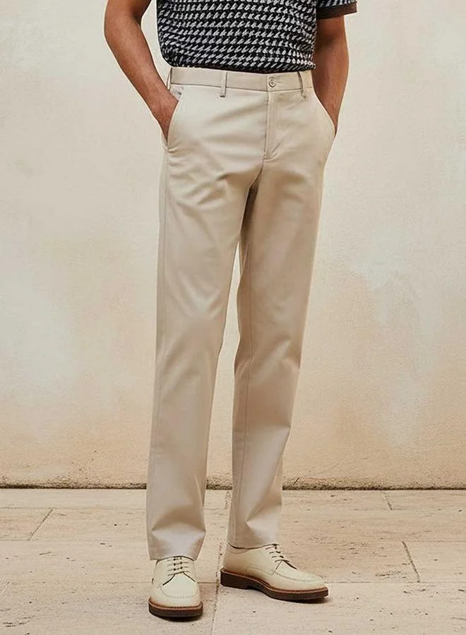 Smart Regular Fit Trousers