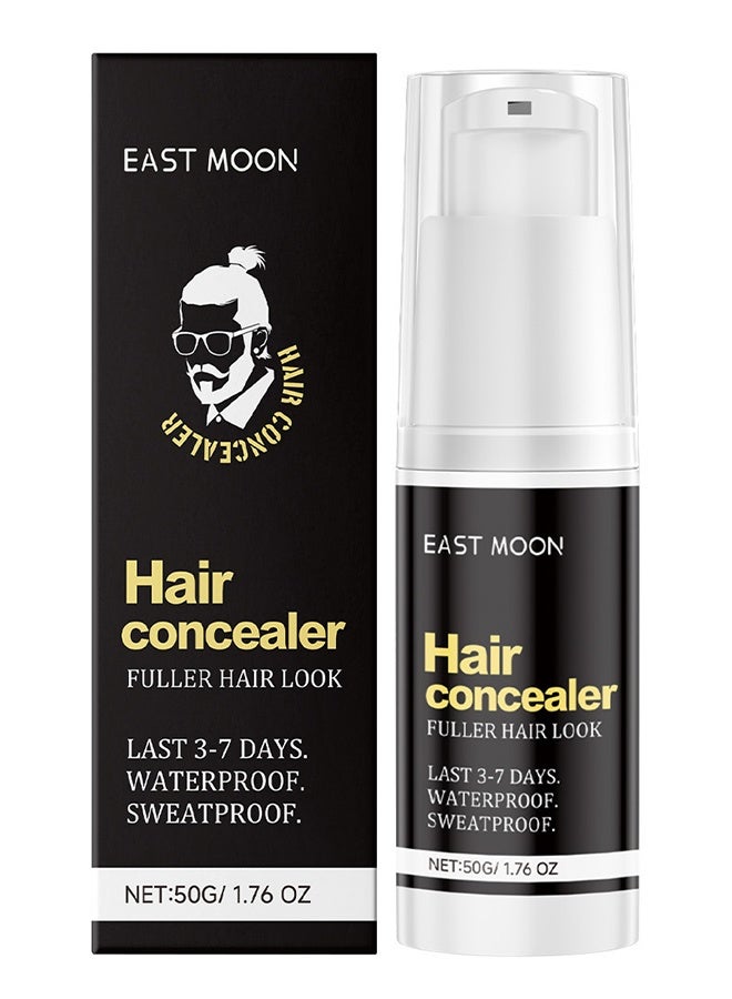 East Moon Hairfillup Hair Concealer,Hairfillup Hair Concealer for Men,Root Cover Up,Concealer for Hair,Hair Fillup Hair Concealer,Hair Fibers for Men,Easily Cover Loose Hair and Show Hair Volume 50g - Image 1