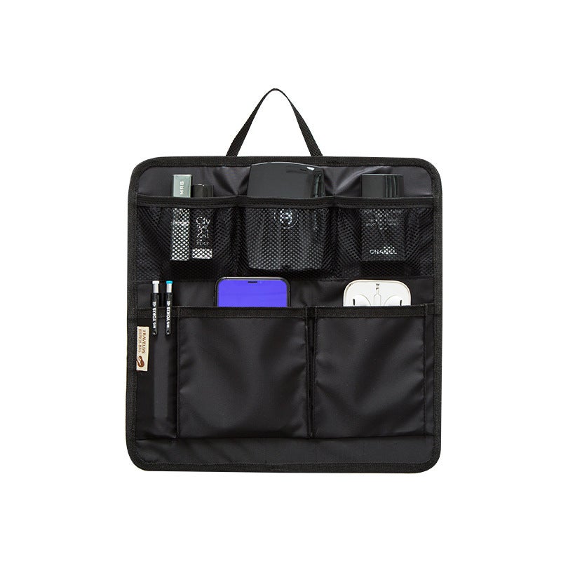 Factory direct large capacity travel backpack womens inner bag backpack Korean schoolbag bag bag finishing bagElegant black B Elegant black B