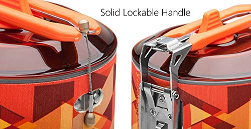 Fire-Maple Fire Maple X2 Cooking System Portable Backpacking Camping Stove Camping Pot with Piezo Ignition - Image 5