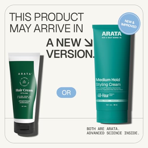 Arata Styling Hair Cream with Niacinamide | Adds Medium Hold | Humidity-Resistant | Reduces Frizz & Flyaways | Boosts Moisture | Paraben, Silicone, Alcohol-Free | For All Hair Types | 50 ML - Image 2