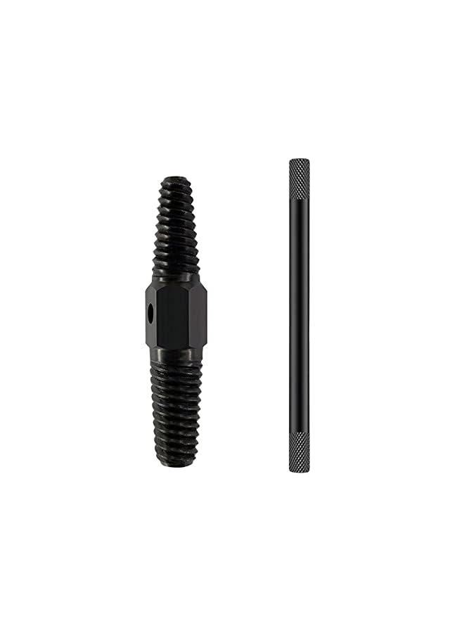 KEWAYO Screw Extractor, Broken Screw Bolt Water Pipe Remover, Dual Use Water Pipe Stud Drill Bits Remover Hand Tool, for 1/2 Inch 3/4 Inch Pipes Valve Faucet - Image 2