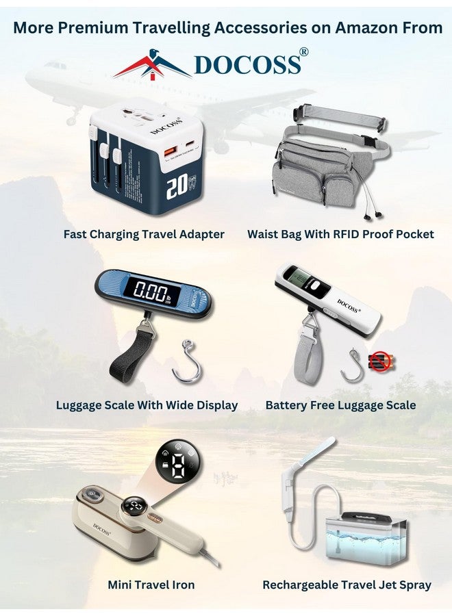 Docoss Metal TSA 3 Digit Number Lock for Bag, Luggage, Travel (Black) - Set of 2 | Zinc,Metallic Finishes | Black - Number Combination TSA Lock for Luggage - Image 4