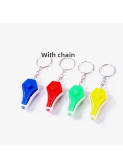 Generic Direct Supply Miniature Purple Light LED Portable Fluorescent Pen Vase Light Blue Light Money Detector Purple Light Money Detector-Color:Vase With Chain  - Image 1