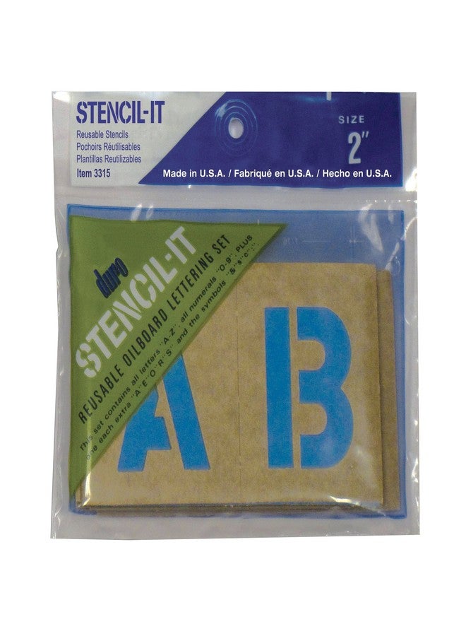 Duro Decal Stencil It! Reusable Stencils: 2", 3315 - Image 1