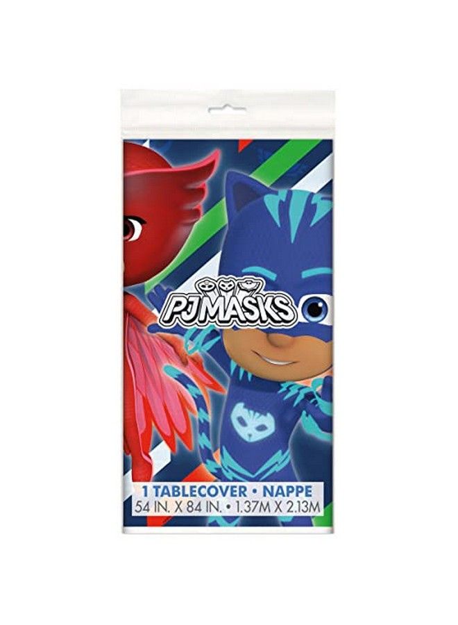 Unique Pj Masks Birthday Party Supplies Decoration Bundle Pack Includes Plastic Table Covers 2 Pack - Image 4