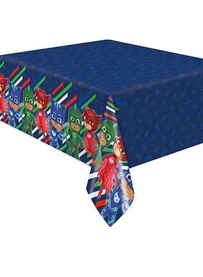 Unique Pj Masks Birthday Party Supplies Decoration Bundle Pack Includes Plastic Table Covers 2 Pack - Image 3