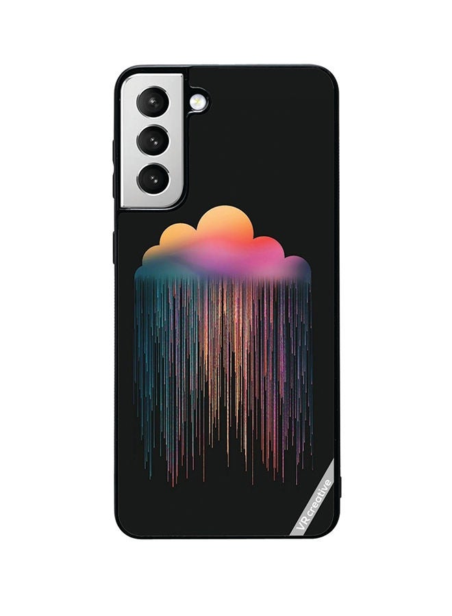 VR CREATIVE Protective Case Cover For Samsung Galaxy S22 Plus 5G Colourfull Rain Design Multicolour - Image 1