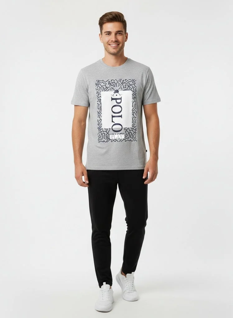Polo Play  Men’s Graphic T-Shirt-2 pack for Men | Best Price UAE