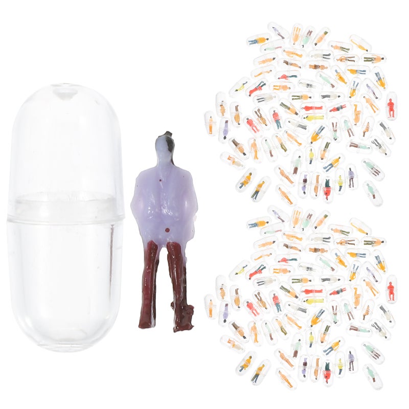 200 pcs Mini People Figurines Miniature Scene People Model Mini People Figures - Image 1
