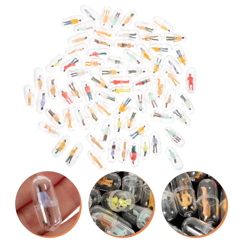 200 pcs Mini People Figurines Miniature Scene People Model Mini People Figures - Image 3