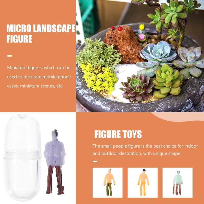 200 pcs Mini People Figurines Miniature Scene People Model Mini People Figures - Image 5