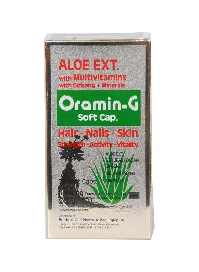 إيكهارت كبسولات أورامين-جي الناعمة، 30 كبسولة - Image 1