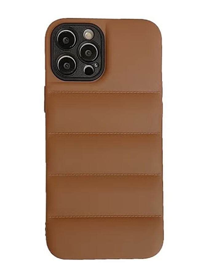 COVERSCART Brown Puffer Jacket Case (Matte) for Apple iPhone 12 Pro Max - Image 5