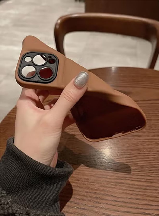 COVERSCART Brown Puffer Jacket Case (Matte) for Apple iPhone 12 Pro Max - Image 3