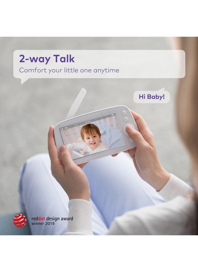 Hipp HiPP Baby Monitor Camera, Add-on Camera for VAVA, Pan-Tilt-Zoom 720p Camera, Infrared Night Vision and Thermal Monitor，2-Way Talk, 900ft Range  - Image 3