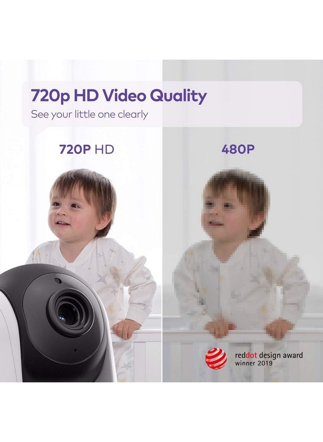 Hipp HiPP Baby Monitor Camera, Add-on Camera for VAVA, Pan-Tilt-Zoom 720p Camera, Infrared Night Vision and Thermal Monitor，2-Way Talk, 900ft Range  - Image 1